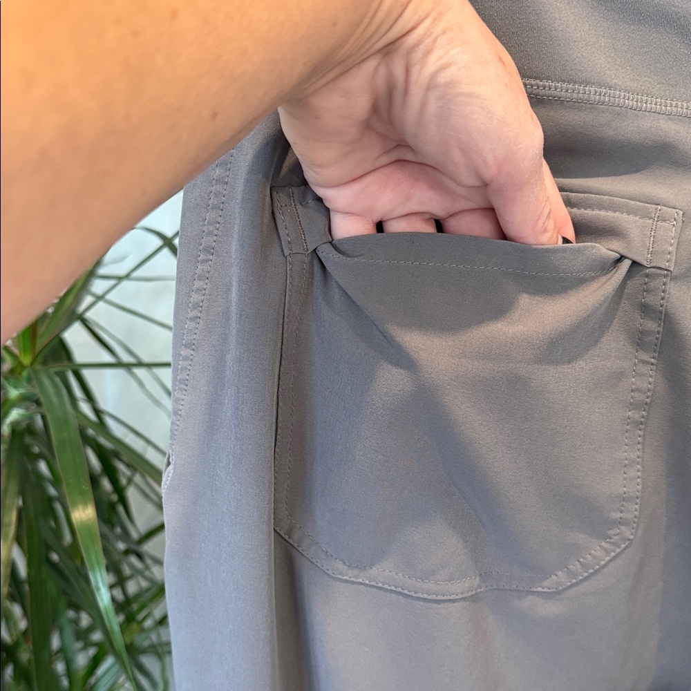 Patagonia Grey Lightweight Casual Women's Pants size L - Picture 7 of 15